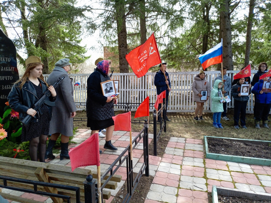 В селе Маталассы прошёл митинг, посвященный 79 – ой годовщине Победы..